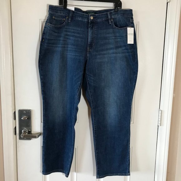 ralph lauren premier straight curvy jeans